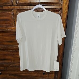 Lululemon Jersey Training Short Sleeve. Hip Length Relaxed Fit. Sz 6 BONE!! Nwts